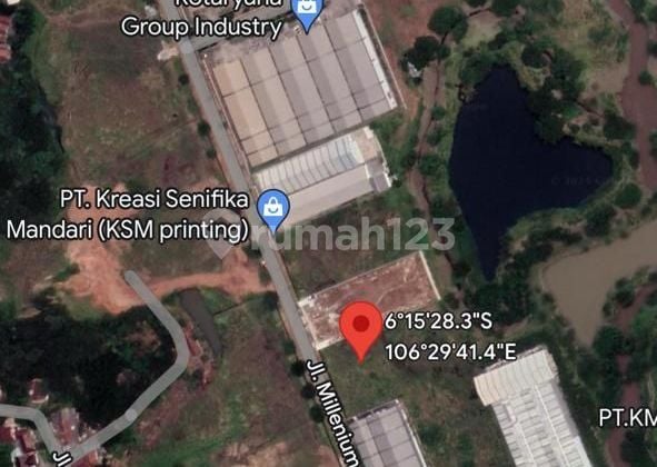 Land in the Millennium Warehouse Area Near the Puspem Tigaraksa Office