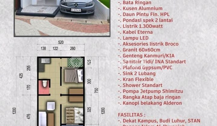Hunian Mewah Bagus Murah Kenari Residance Bintaro