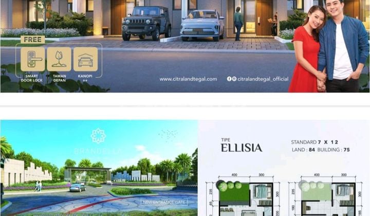 Rumah di Cintraland Tegal Type Ellisia