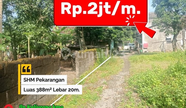 Tanah Jual Murah Jln Kaliurang Dkt Sop Sate Pak Bayu