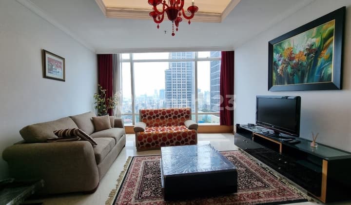 Disewa Apartemen Kempinski 2Br Furnished Uk 127M2 At Jakarta Pusat