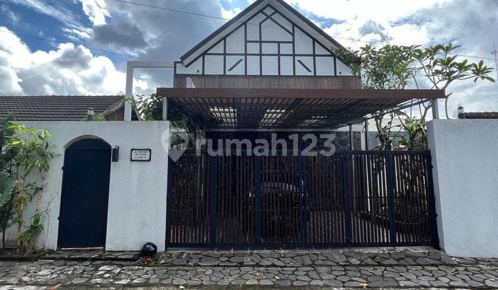 For Sale Modern 2-Story Scandinavian Style Fully Furnished House in Premium Area Palagan, Sleman, Yogyakarta