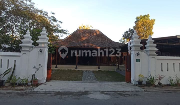 Dijual Rumah Etnik Nuansa Joglo Lokasi Jalan Kaliurang Km 13 Ngaglik Sleman Dekat Kampus Uii Pusat