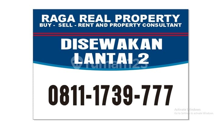 Disewakan Ruko Regia Graha Bintaro | Hanya di Lantai 2