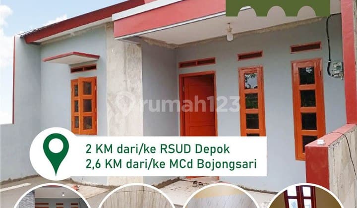 Rumah Cantik Siap Huni Di Pengasinan Depok Dekat Rsud Depok