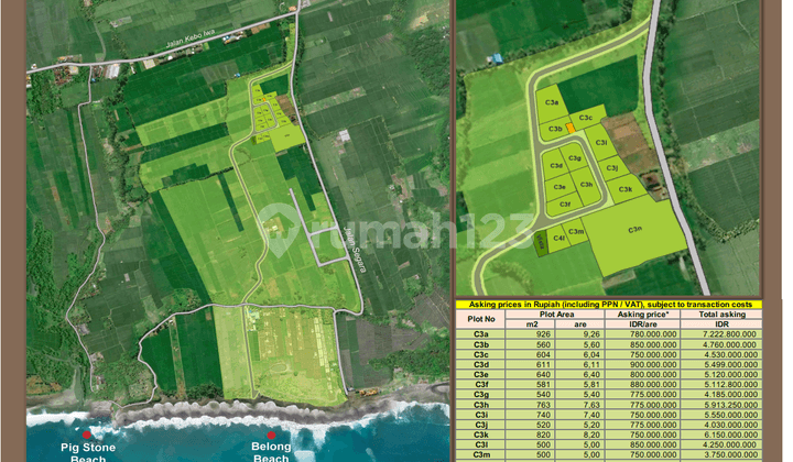 Land Close To The Beach Belong Tabanan Bali