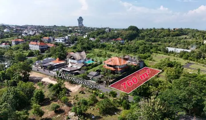 Tanah Komersial Jalan Utama Dharmawangsa Ungasan Bali
