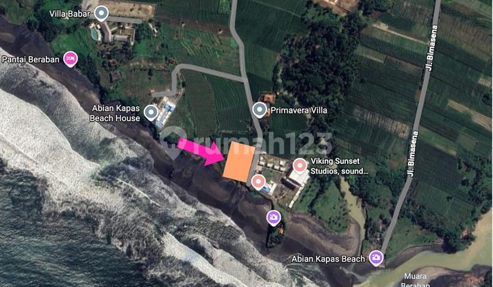 Dijual Tanah Los Pantai Pasut - Tabanan, Bali
