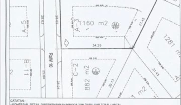 Tanah Kavling Komersial Strategis Jalan Raya ICE Prasmul BSD