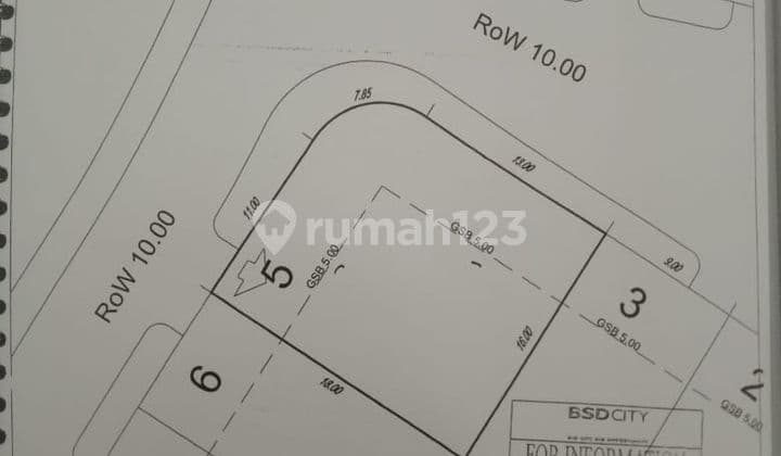 Harga Posisi Terbaik Tanah Kavling Hoek View River De Latinos Bsd