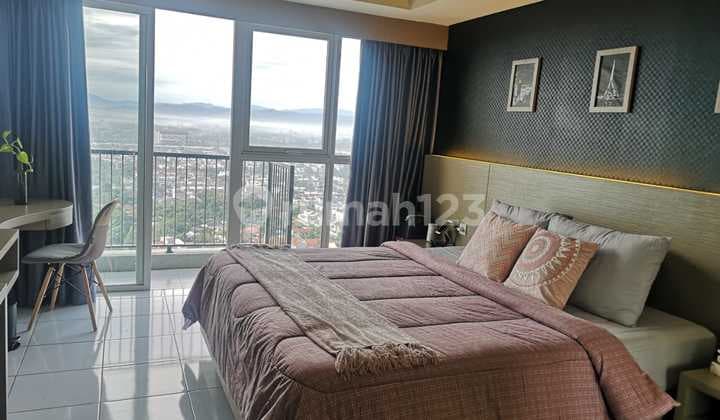 Apartemen Studio Full Furnished Lantai Tinggi Casa De Parco Bsd