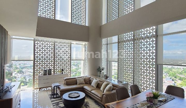 Apartemen Full Furnish 3 Bedroom Loft Duplex Saumata Alam Sutera