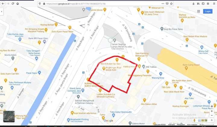 Tanah Kavling Hook Strategis Depan Flyover Tol Jorr Tb Simatupang