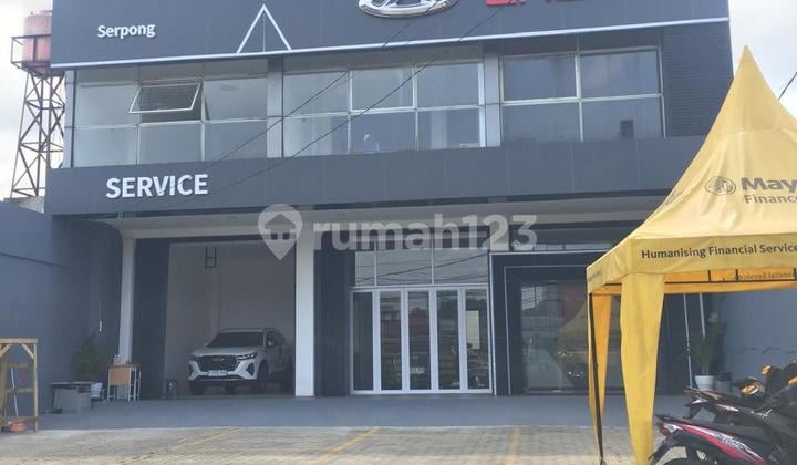 Ruko Gandeng 3 Bangunan Super Besar Strategis Jalan Raya Serpong