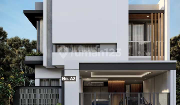 Rumah 2 Lantai Baru Minimalis SHM di Darmo Permai Selatan
