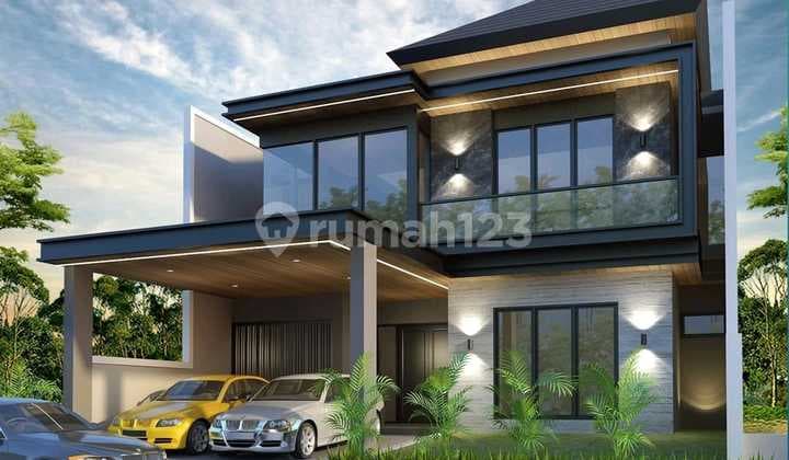 Rumah 2 Lantai Baru Minimalis SHM di Citraland Waterfront