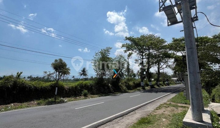 Fast Agricultural Land on Asphalt Road Axis in Banjarejo Pakis Malang