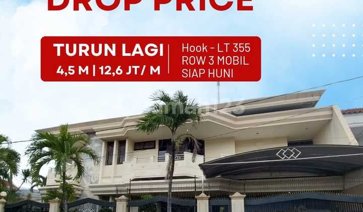 HARGA DROP Rumah 2lt SHM Simpang Darmo Permai Selatan ROW GEDE MA