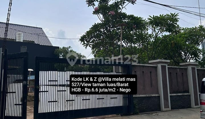 Kavling View Taman Luas @ Villa Melati Mas