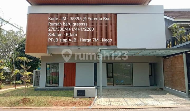Rumah mewah fresco area - Best location di Foresta BSD