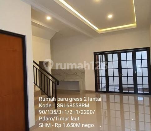 Rumah baru gress minimalis glass house @Regency melati mas
