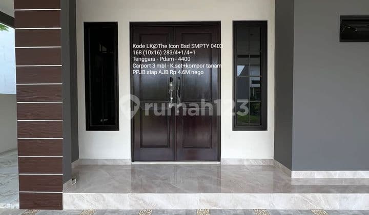 Rumah mewah di cluster favorite di @The Icon BSD