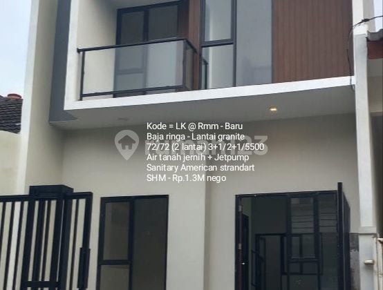 New small 2-story/light steel house in Regencymelati Mas.