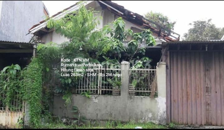 Old house, land only calculated at Villa Melati Mas.