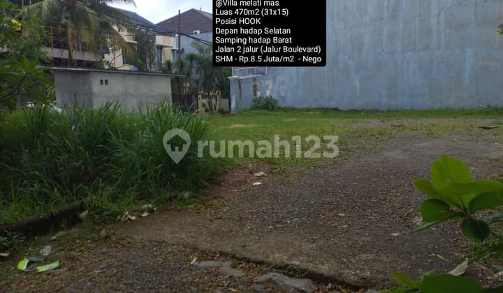 Dijual Kavling Hook Super Murah @ Villa Melati Mas
