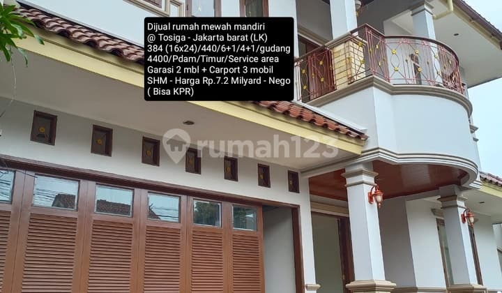 Dijual Rumah Mewah Mandiri 2 Lantai @ Kebon Jeruk Jakarta Barat
