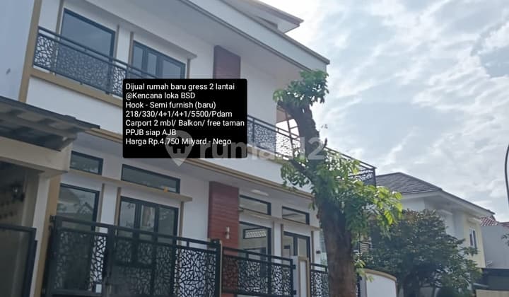 For Sale 2-Story New Semi-Furnished House @ Kencana Loka BSD