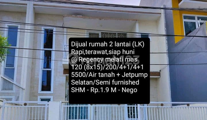 For Sale Well-Maintained 2-Story House @Regency Melati Mas