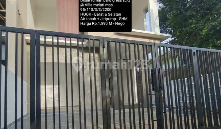 For Sale New Fresh Built 2-Story House @ Villa Melati Mas