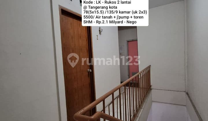 Rumah Kos/Rukos 2 Lantai 9 Kamar @ Tangerang Kota