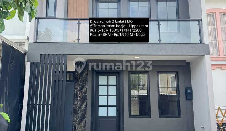 Dijual Rumah 2 Lantai Siap Huni @ Taman Imam Bonjol Lippo Karawaci
