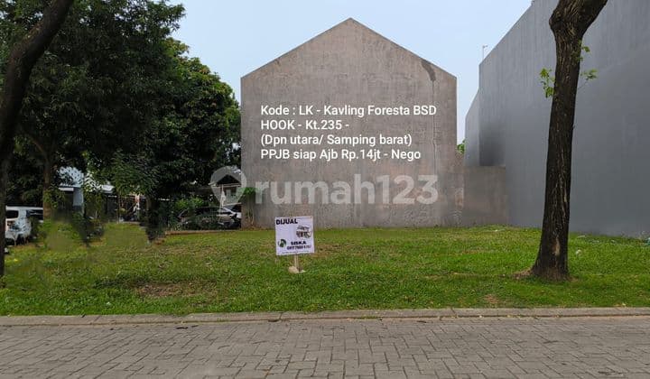 Kavling HOOK di cluster Favorite Foresta Bsd