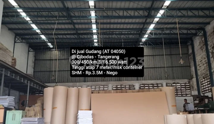 Dijual Gudang Siap Huni @ Cibodas Kota Tangerang Banten
