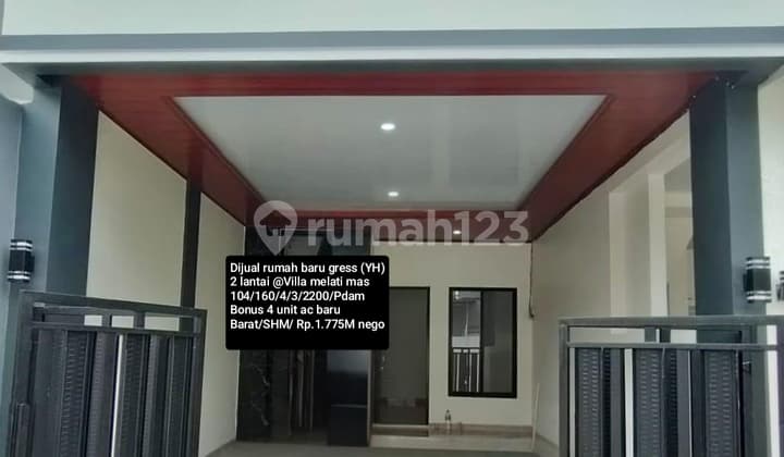For Sale New 2-Story House @ Villa Melati Mas
