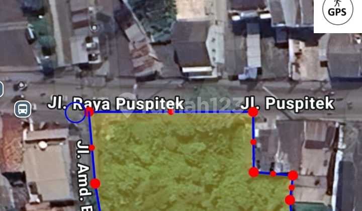 Jl Raya Puspiptek - Disewakan Tanah Komersial Pinggir Jalan Raya