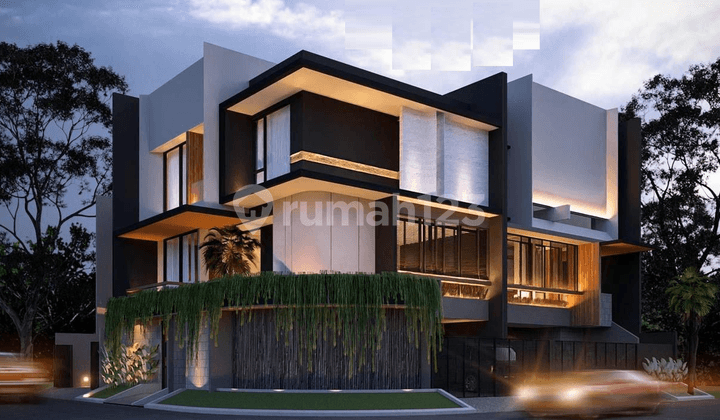 RUMAH UNIT B MANYAR KERTOADI SURABAYA HOOK DOUBLE VIEW DESIGN PREMIUM