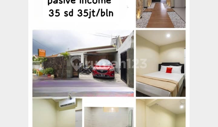 Pasive income 25 sd 35 jt per bulan dijual rumah kos di jalan margorejo dekat RSAL dekat royal plaza surabaya