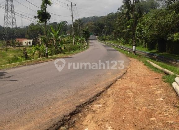Tanah Pinggir Jalan Raya Sangat Strategis Untuk Usaha Atau Pabrik