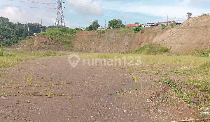 Tanah Pinggir Jalan Raya Tugusiap Pakai Cocok untuk Garasi Bengkel Pool Alat Berat