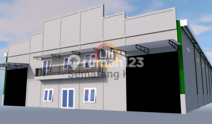 Gudang Baru Gres Ada Loading Dock Di Kawasan Industri Candi
