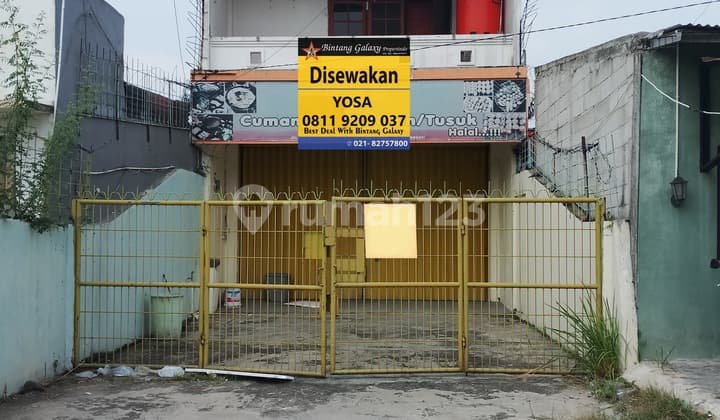 Ruko Disewakan Jl. Kh. Agus Salim Bekasi Jaya, Bekasi Timur 17112