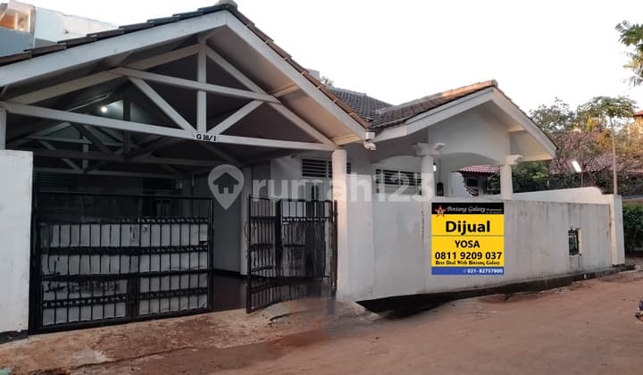 Rumah Dijual Jl. Taman Minas Jatiwaringin Asri, Pondok Gede, Bekasi
