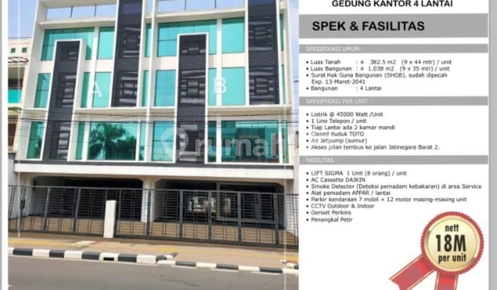 Dijual/ruang Kantor Strategis– Jatinegara Office