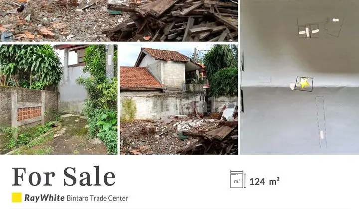 Land Count House and As-Is Condition @Pisangan Barat, Ciputat