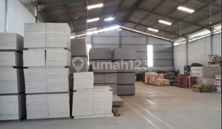 Dijual Via Bank Gudang Legok Pinggir Jalan Raya Siap Pakai