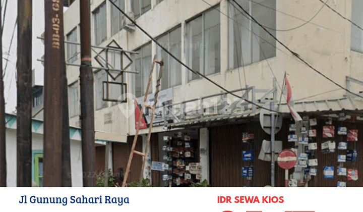 Tan011 3-Story Shop House + 4 Kiosks in Commercial Zone on Gunung Sahari Raya Street, Central Jakarta